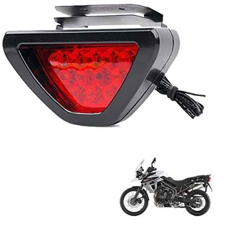 Kozdiko 12 LED Triangle Shape Bike Brake Light with Flash Mode for Triumph Tiger 800X CA, koz_94827