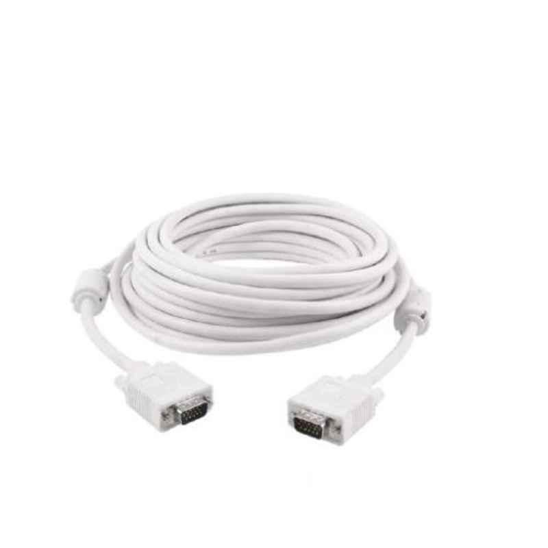 Swaggers 15 Pin 1.5m White VGA Cable