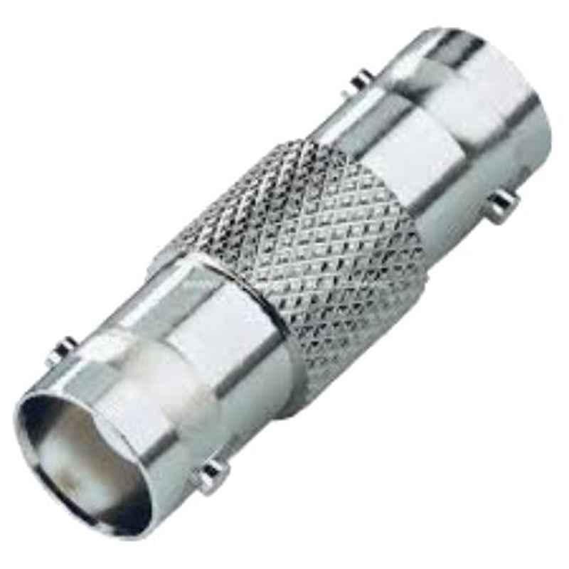 Usewell BNC-369 Silver Tone BNC Female to Female Connector for CCTV Camera (Pack of 2)