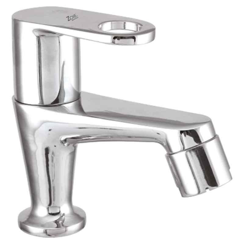 Zoie Orneo Brass Silver Chrome Finish Pillar Cock, Z31001