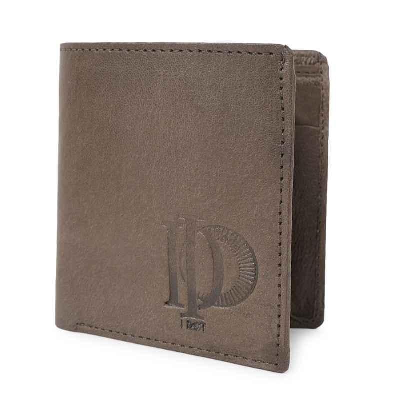 I DOT Leather Brown Slim Men Wallet with Credit & Debit Card Holder, WLT-02