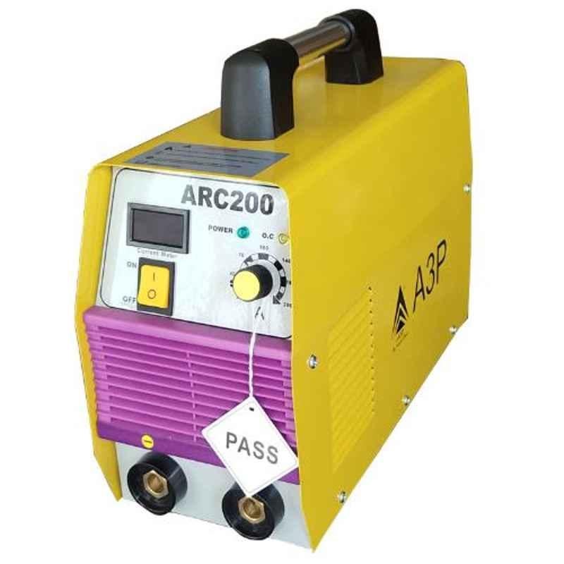 A3P ARC-200 Single Phase Inverter Welding Machine with Accessories