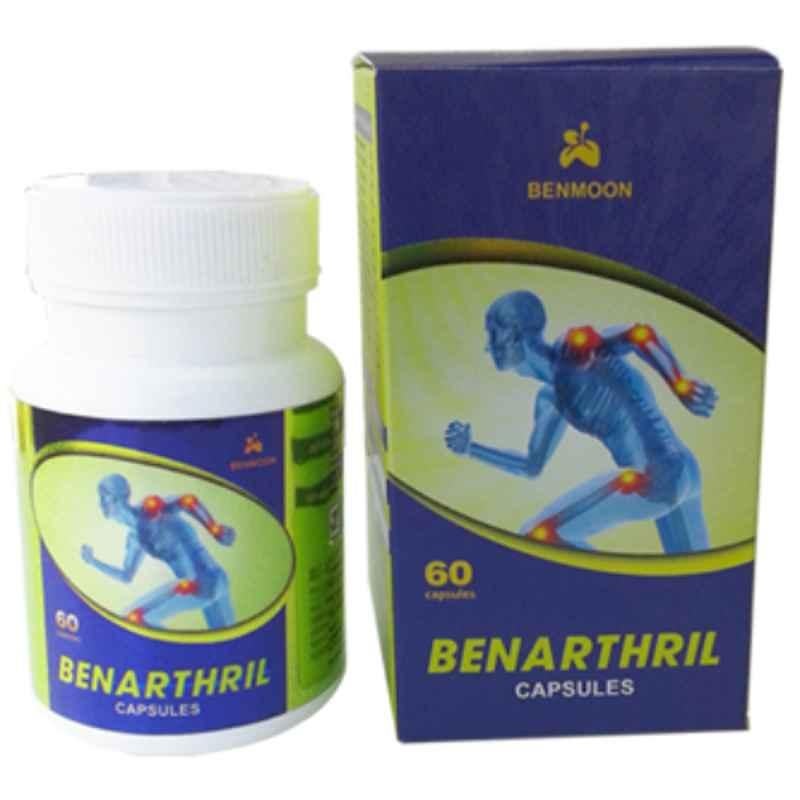 Benmoon 60 Pcs Benarthril Capsules Bottle for Pain Relieving, BPRC