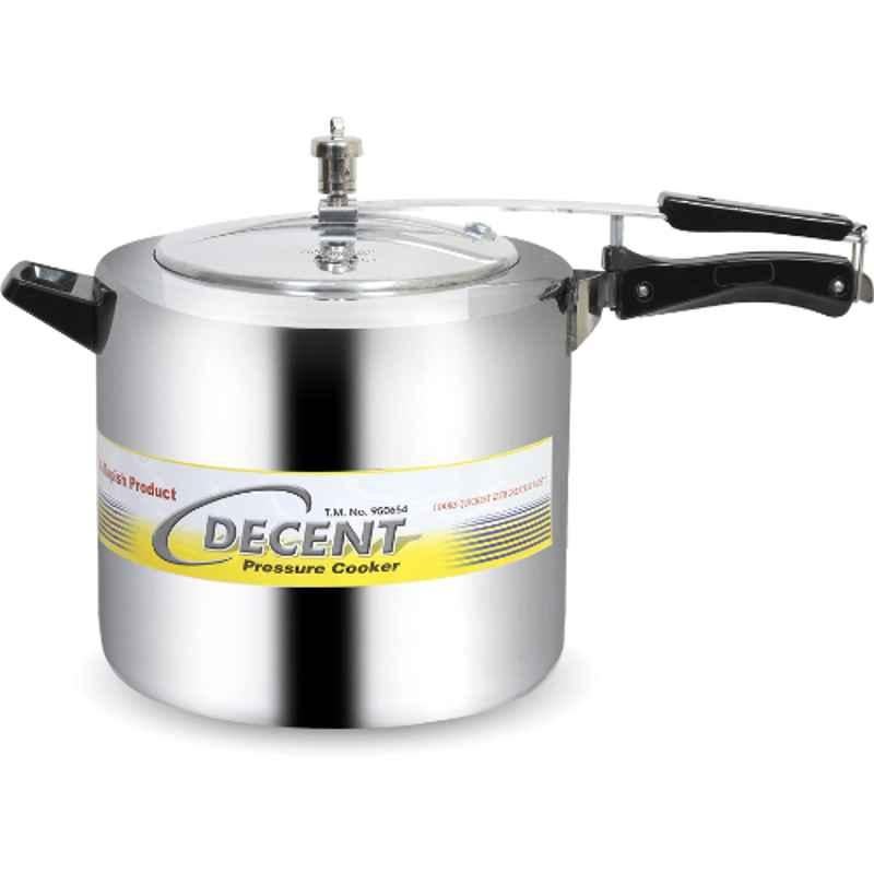 Decent Classic 12L Aluminium Silver Inner Lid Pressure Cooker, DECP00012L