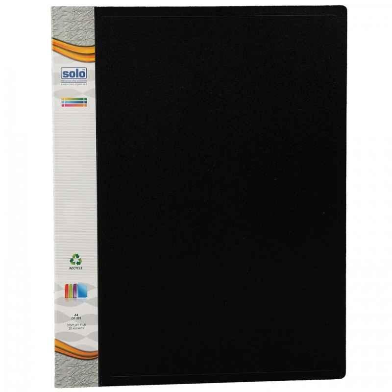 Solo A4 Top Loading Assorted Display File with 20 Pockets, DF 201 (Pack of 30)