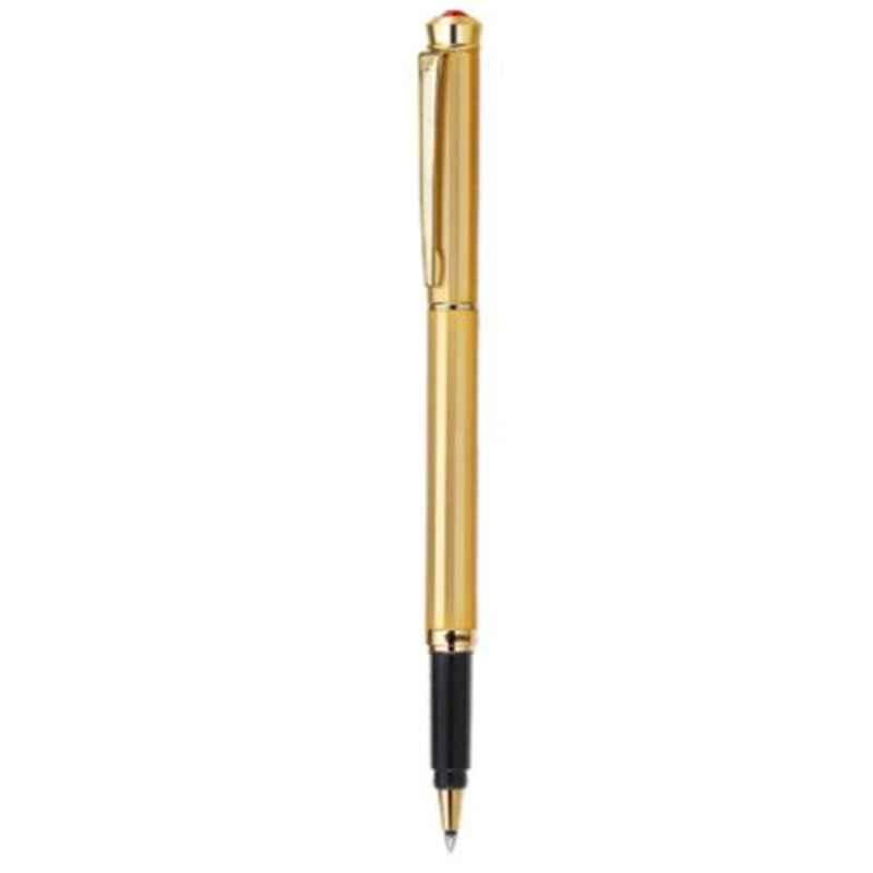 Pierre Cardin Blue Ink Jewel Series Satin Gold Exclusive Roller Pen