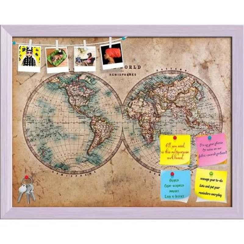 ArtzFolio 38.6x30.5x1cm White Printed Bulletin Notice Pin Soft Board, AZSAO17727214BLB_FR_L_01_WH