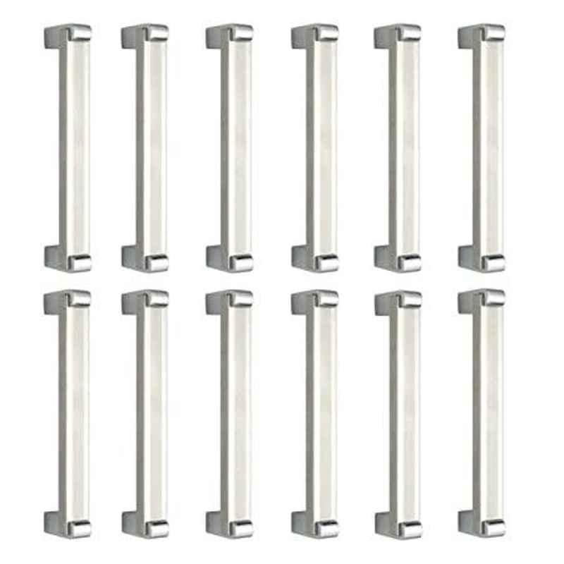 Smart Shophar 6 inch Stainless Steel Silver Young Cabinet Handle, SHA40CH-YOUN-SL06-P12 (Pack of 12)