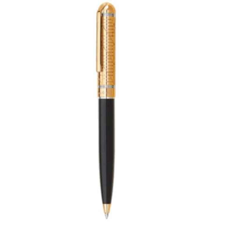 Pierre Cardin Blue Ink Crown Black & Gold Exclusive Ball Pen