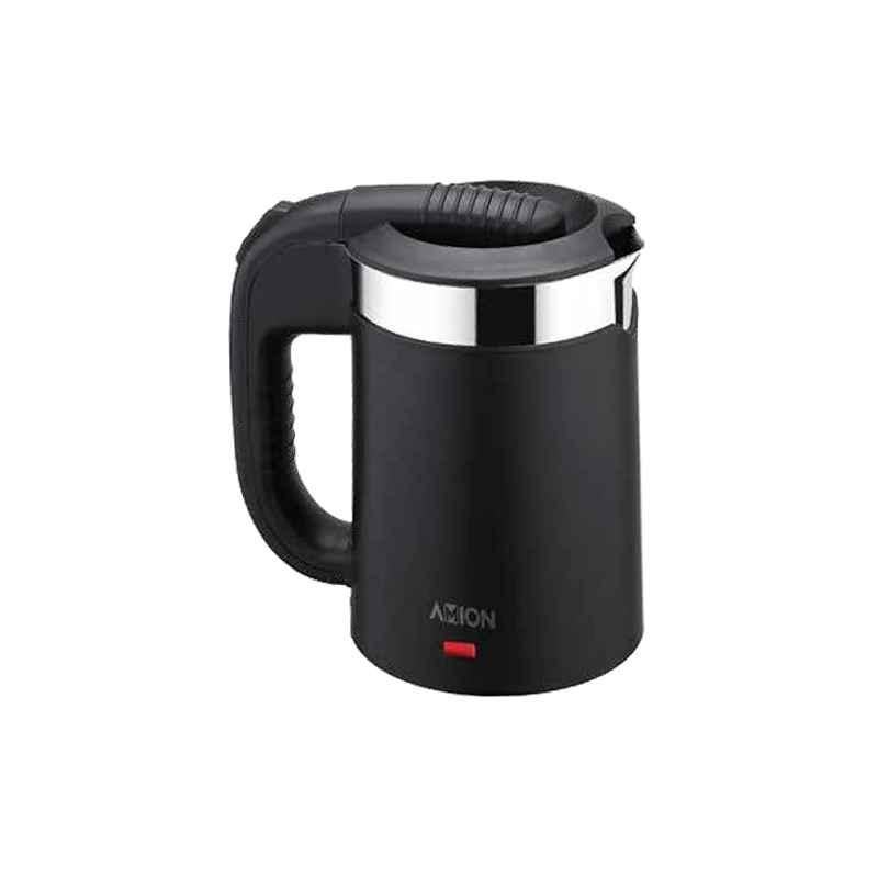 Amion 1000W 0.5 Litre Stainless Steel Black Electric Kettle, AM50LK