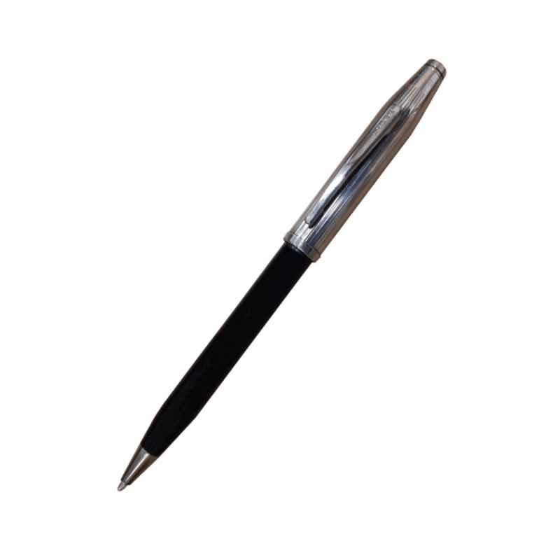 Cross Century II Black Ink Chrome & Translucent Black Lacquer Finish Ball Pen, AT0082WG-42