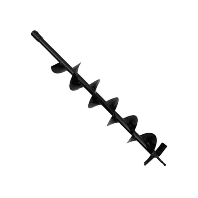 Orezen 6 inch Mild Steel Black Single Layer Earth Auger Drill Bit, EADB 6