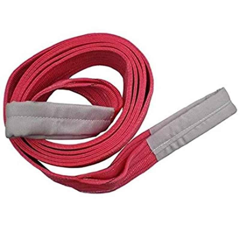 Sankalp 5Tonx1m Polyester Red Webbing Sling (Pack of 30)