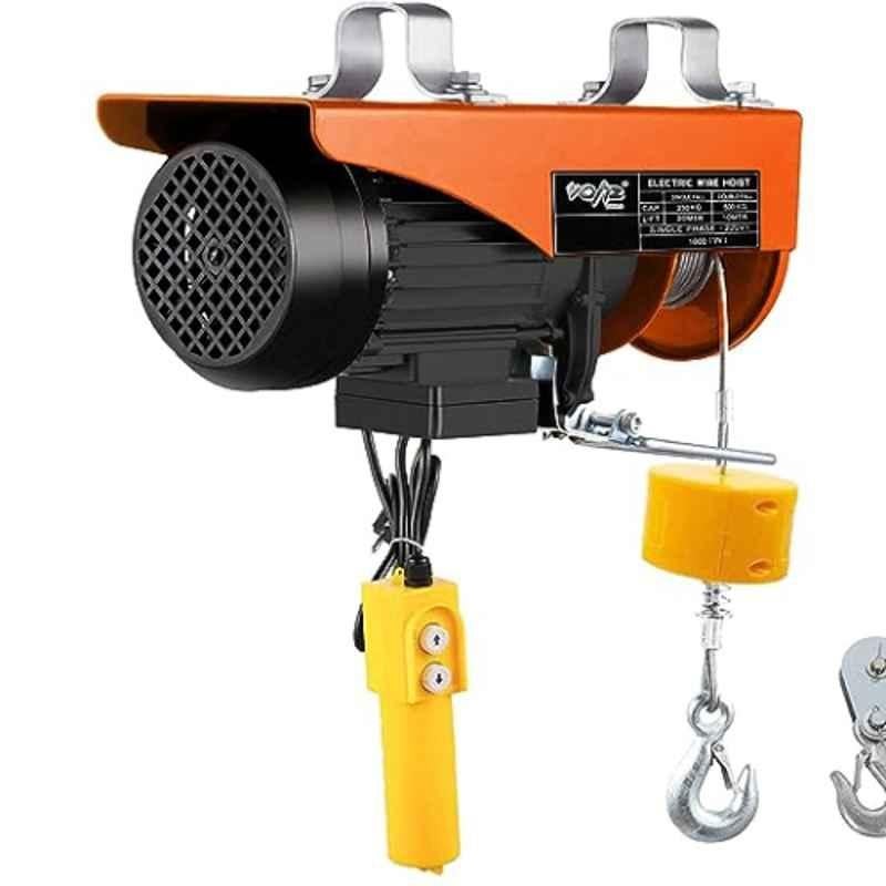 Voltz 1000W12m Single Phase Mini Electric Hoist with 6 Months Warranty, PA-500