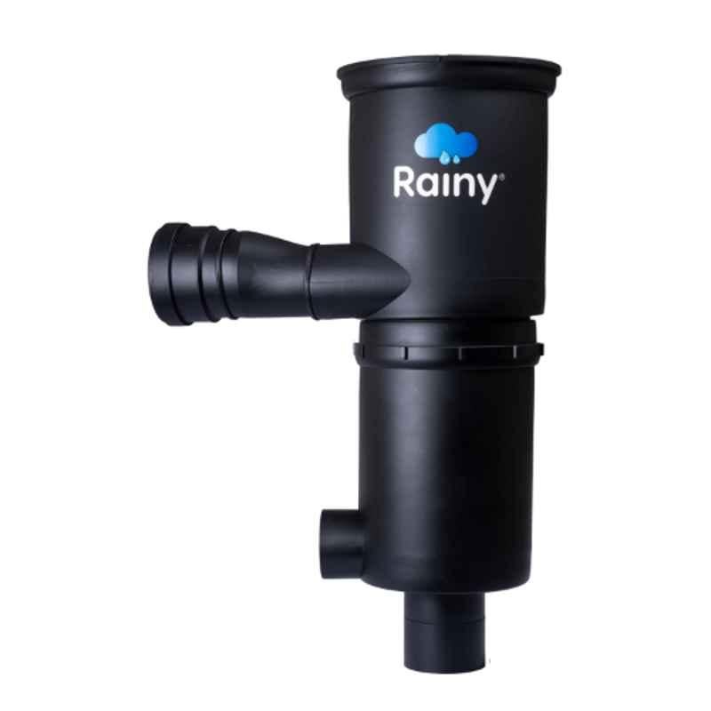 Rainy 480lpm Stainless Steel Black Self Cleaning & Dual Intensity Rainwater Harvesting Filter, FL-500