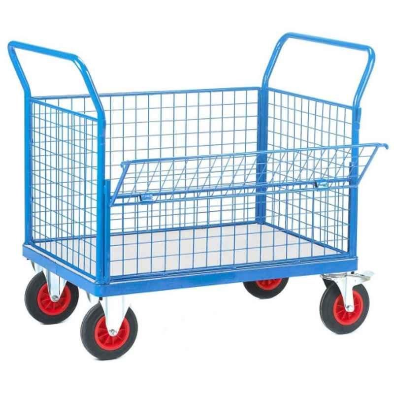 Suwas 400kg 100x60x84cm Steel Material Handling Trolley, SU-MHT-005