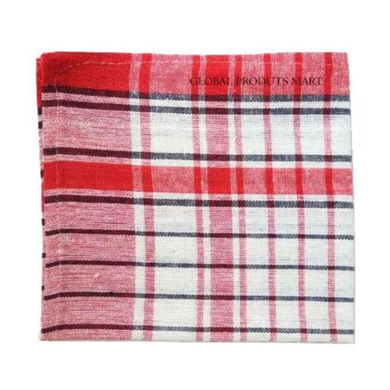 Midox 18x18 Rubi Check Cotton Duster (Pack of 12)