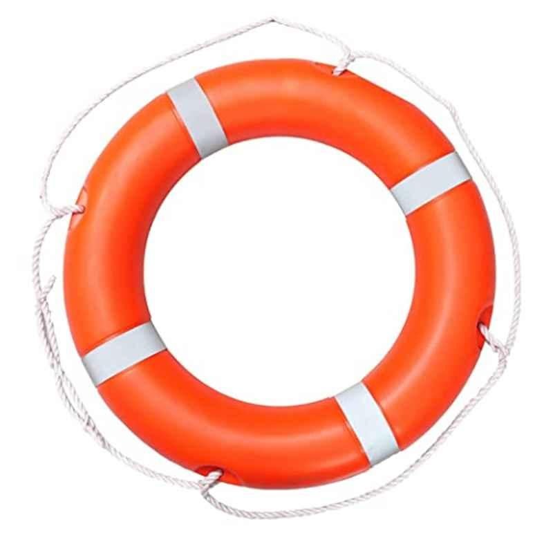 Ladwa Plastic Swimming Life Ring Buoy Tube with Rope & Bracelet Buckle