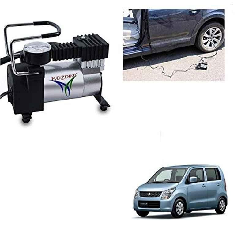 Kozdiko 12V DC Heavy Duty Metal Tyre Inflator for Maruti Suzuki WagonR Type-22010-Present, Tyre_Inflator_D93