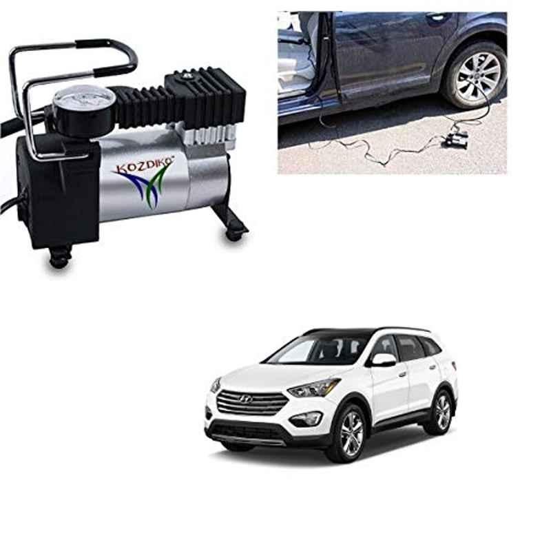 Kozdiko 12V DC Heavy Duty Metal Tyre Inflator for Hyundai Santafe, Tyre_Inflator_D144
