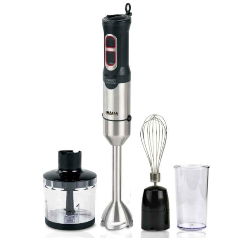 Inalsa Robot Inox-1000 1000W Black Hand Blender