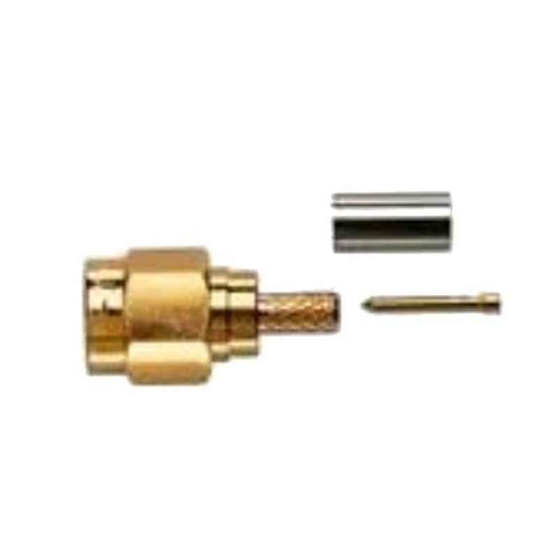 Pomona 72946 SMA Plug Straight Crimp RF Connector, 3094113