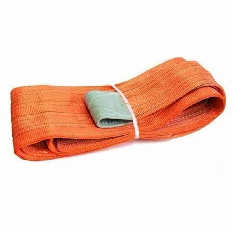 Harrison 10 Ton 3m Polyester Orange Lifting Belt Webbing Sling, HLB10T3M