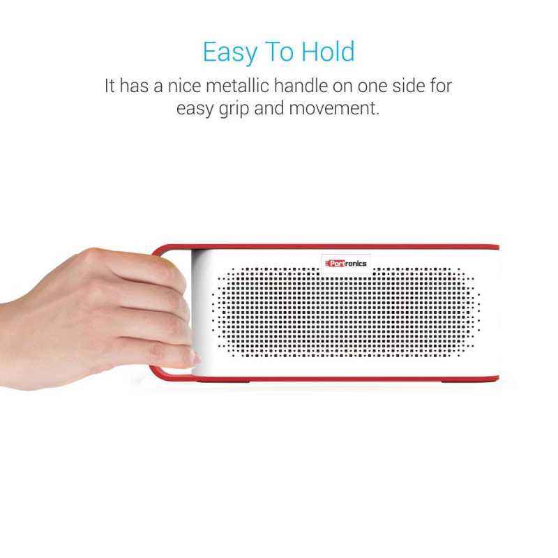 Portronics SoundGrip POR 777 Red Portable Bluetooth Speaker