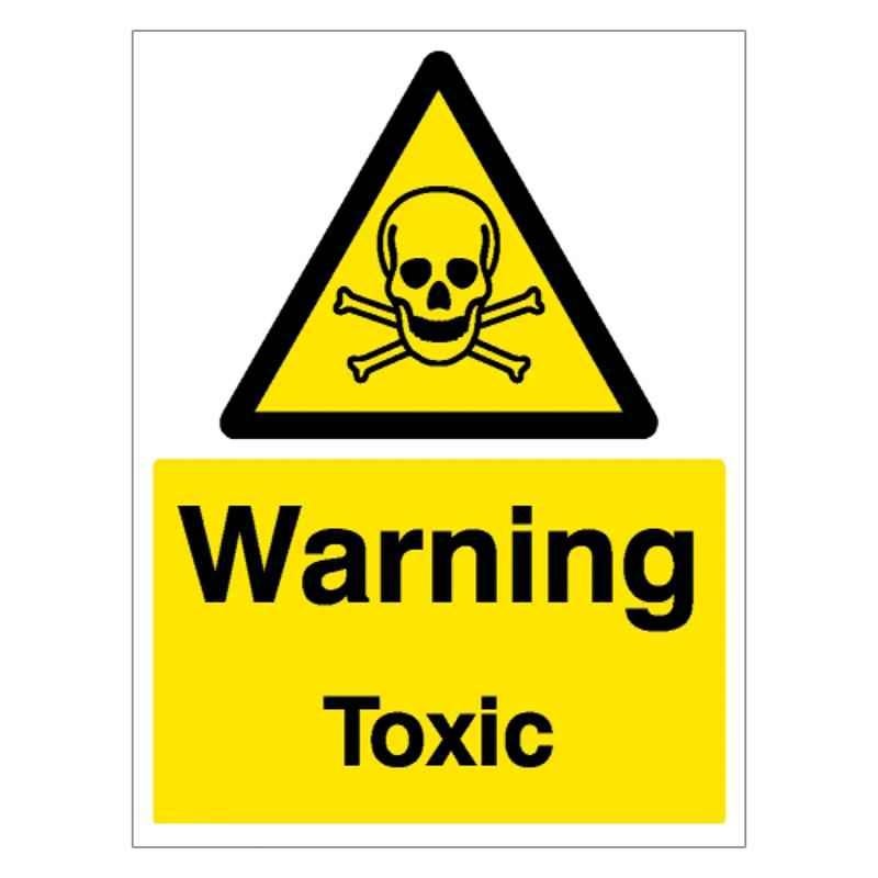 SUNSIGNS 150x100mm Vinyl Warning Toxic Signage, SN0057VNLOTHPIXAD