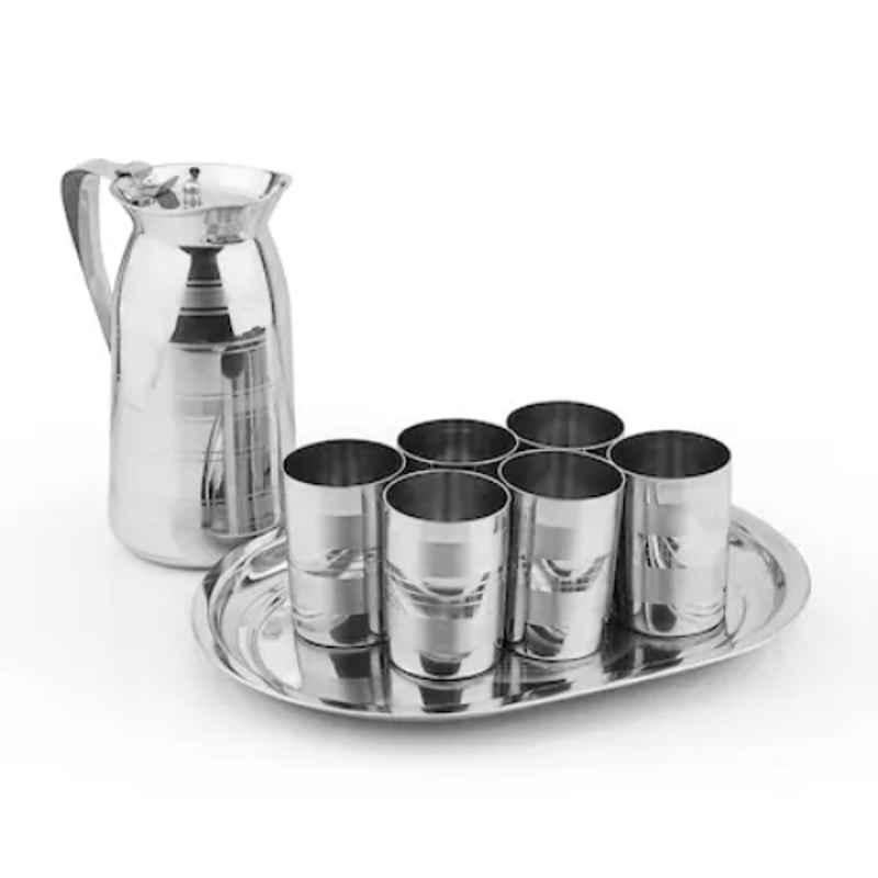 Omega Harmony Lemons 8 Pcs Stainless Steel Silver Serving Set