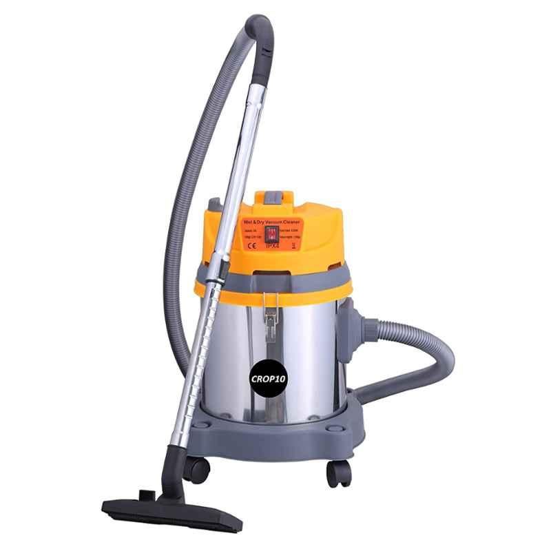 CROP10 VC-20 1200 Watts Stainless Steel Wet & Dry Vacuum Cleaner