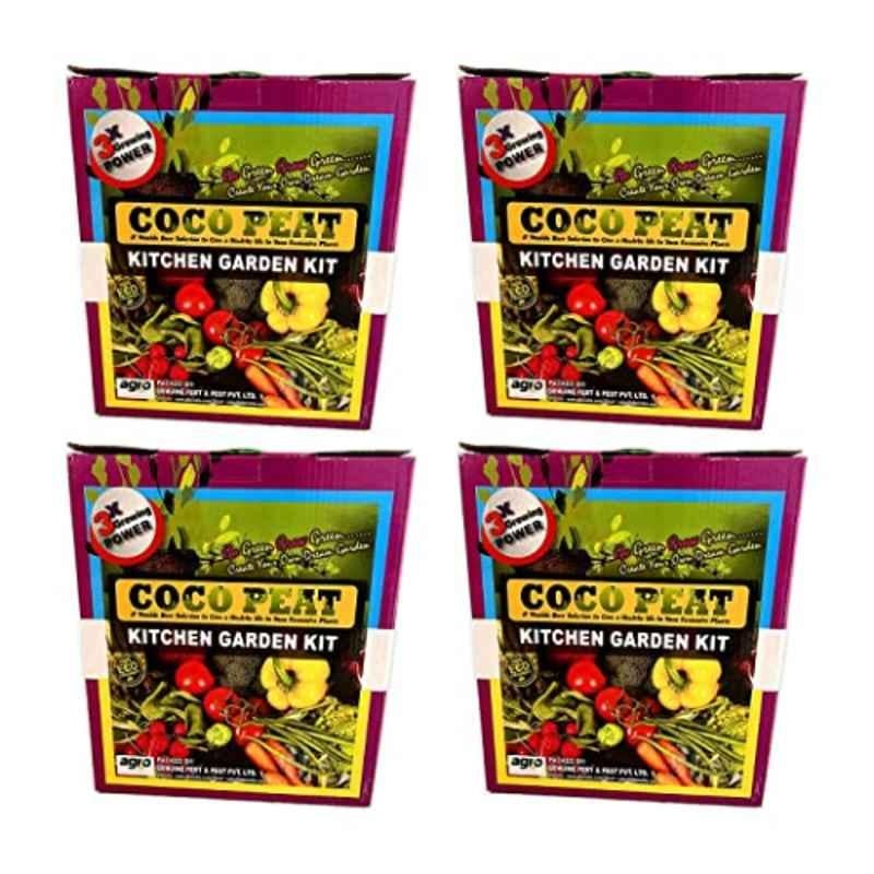 Ladwa 2kg Cocopeat Kitchen Garden Kit (Pack of 4)