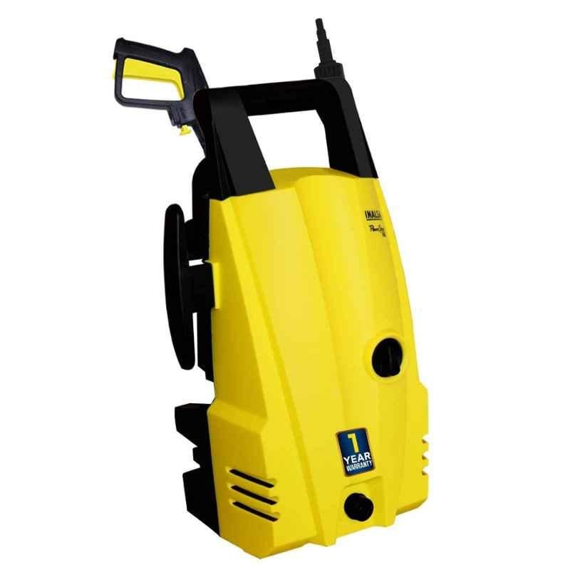 Inalsa 1400W Yellow & Black High Pressure Washer with Outlet Hose, Spray Gun & Extension Rod, Powershot 1400