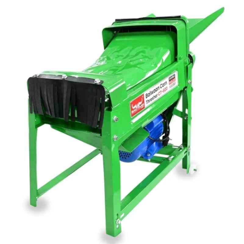 Balwaan CT-600 2HP 1500 kg/hour Double Roller Green Corn Thresher, MTAK-EL-CO-5676