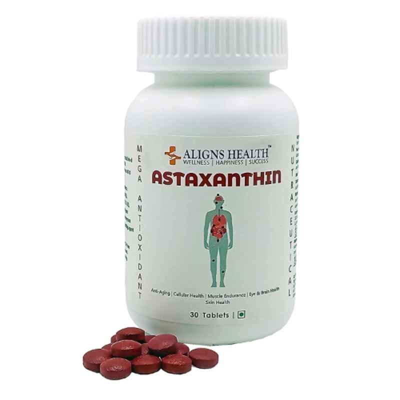 Aligns Health 4mg Antioxidant Astaxanthin 30 Tablet Bottle