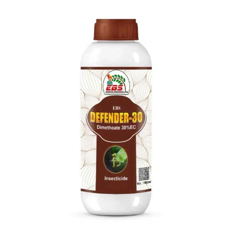 EBS Defender-30 1 Litre Dimethoate 30% EC Insecticides for Controlling Sucking & Caterpillar Pests (Pack of 50)