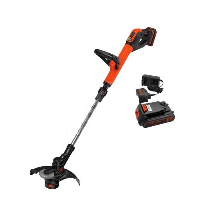Black+Decker STC1820EPCF-B1 18V 28cm Cordless Brush Cutter/Grass Trimmer