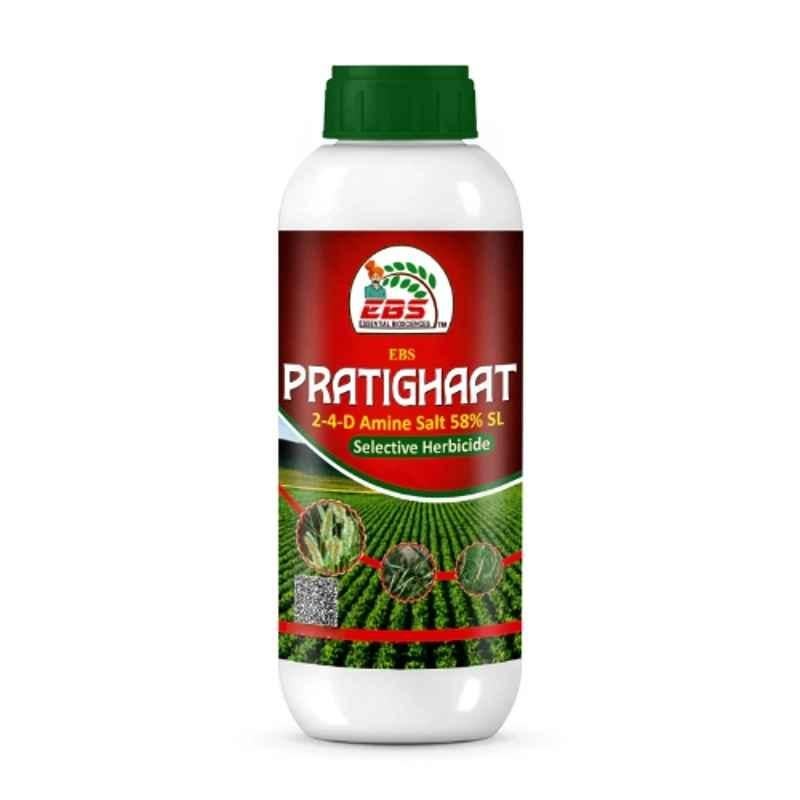 EBS Pratighaat 1 Litre 2-4 D Amine Salt 58% SL Broad Spectrum & Selective Herbicide