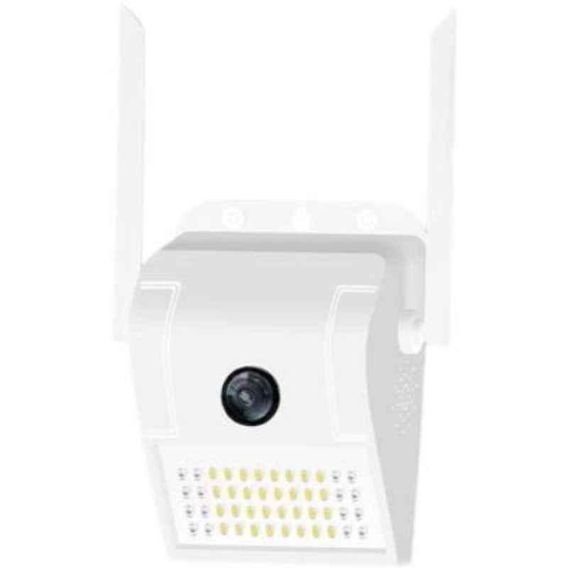 Maizic Smarthome 2.4MP Floodlight WiFi Waterproof Surveillance Outdoor Camera with PIR Motion Detection Sensor, Night Vision & Siren Alarm