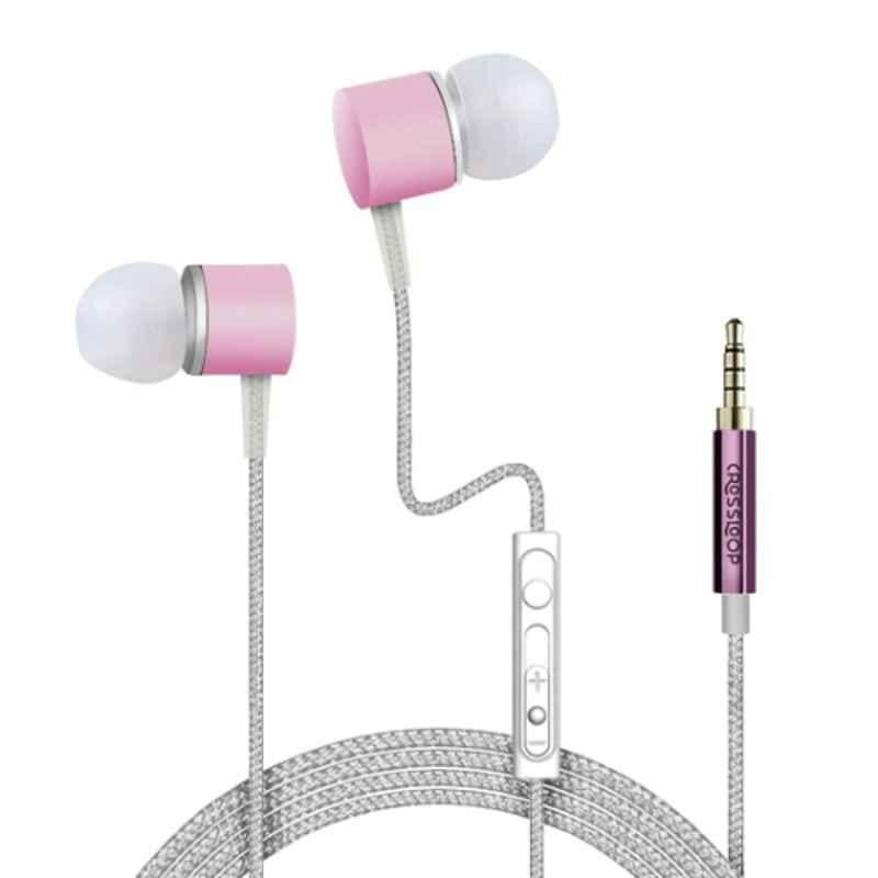 Crossloop CSLE103 Daily Fashion Series White In Ear Wired Earphone with Mic