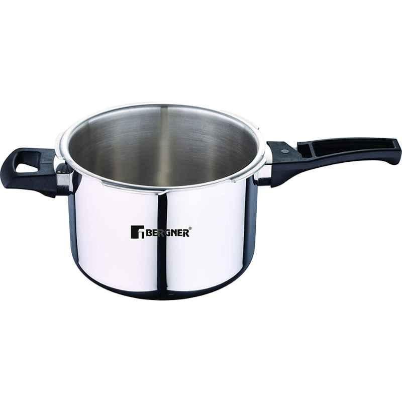 Bergner BG-9702-MM 3.5L Silver Stainless Steel Pressure Cooker with Outer Lid
