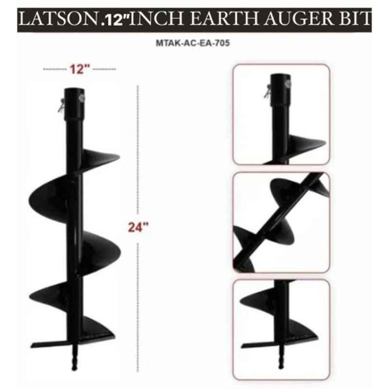 Latson 12 inch Earth Auger Drill Bit, MTAK-AC-EA-705