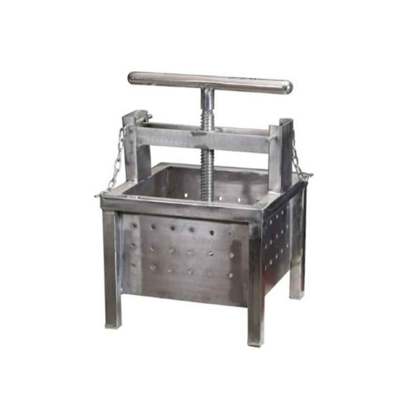 Paras Stainless Steel 202 Manual Paneer Press Machine with 1 Year Warranty, Capacity: 6kg/15 min