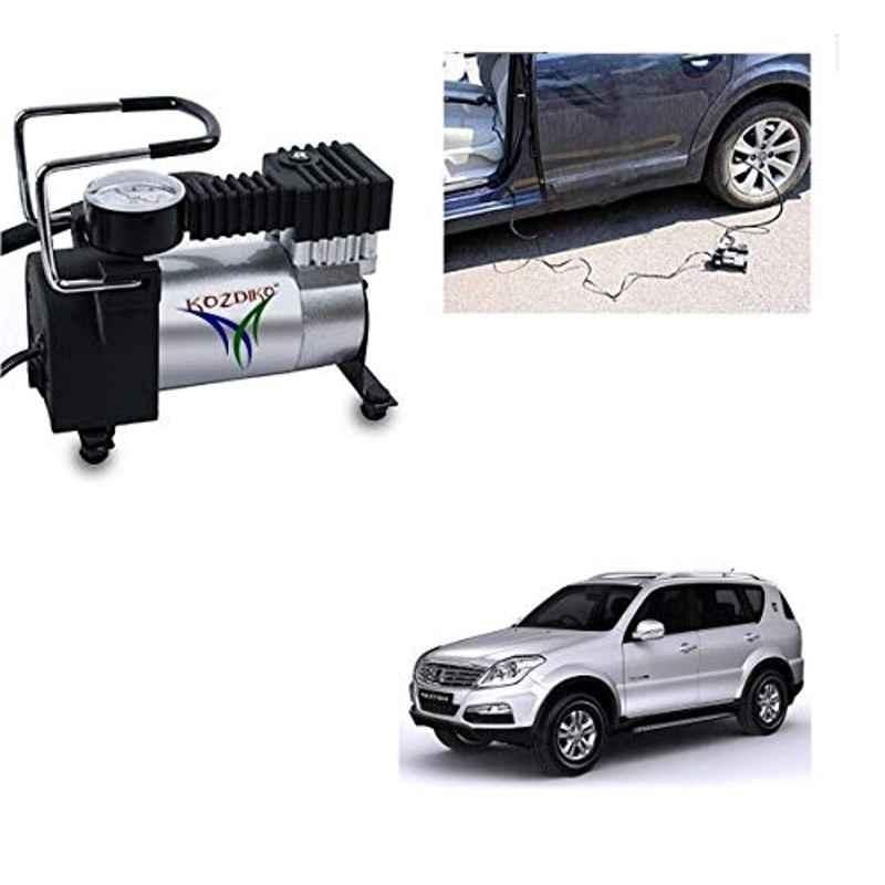 Kozdiko 12V DC Heavy Duty Metal Tyre Inflator for Mahindra Rexton, Tyre_Inflator_D127