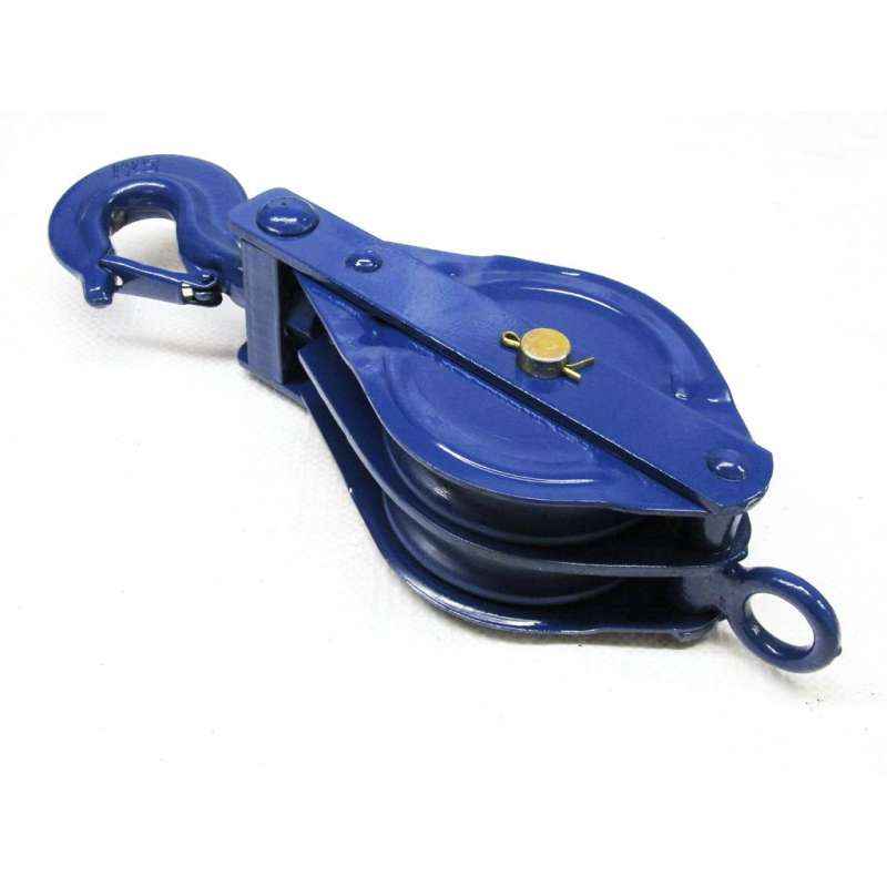Kepro 3 Ton Double Sheave Manilla Rope Pulley Block, KMPP2010