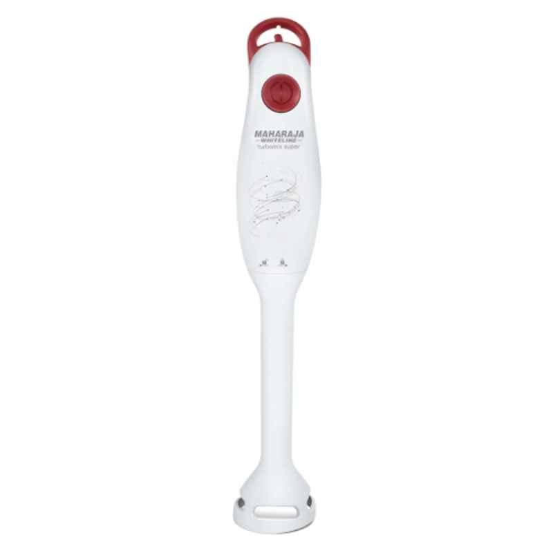 MaharajaÂ Whiteline Turbomix Super 175W White & Red Hand Blender, HB-130