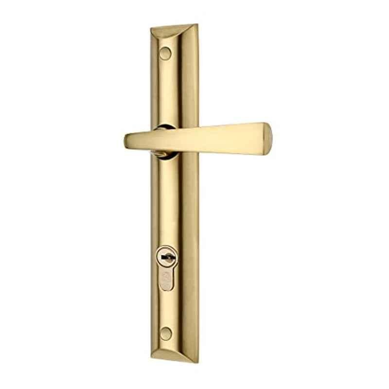 Bonus Olive3 75mm Brush Brass Both Side Key Mortice Lock Set
