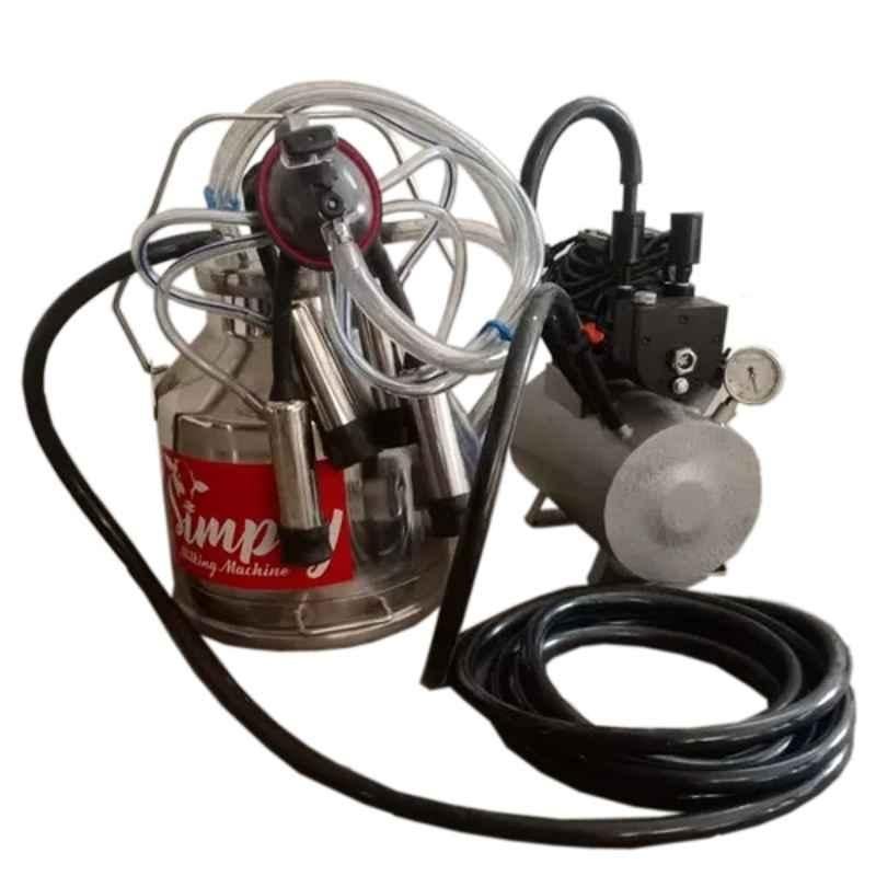 Simply 0.75HP 25 Litre Automatic Milking Machine with Single Bucket, EML02