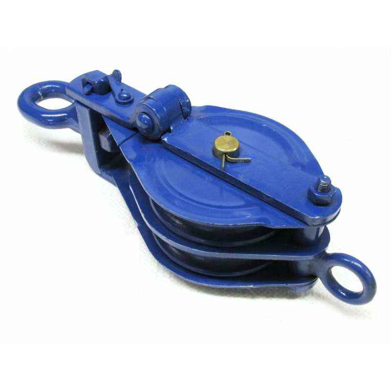 Kepro 10 Ton Double Sheave Wire Rope Pulley Block, KWRP208100
