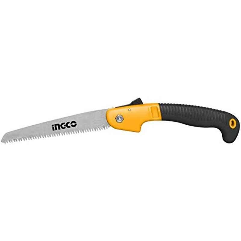 Krost Plastic 12 Inch Pruning Saw With Rubber Grip For Better Handling (Yellow)